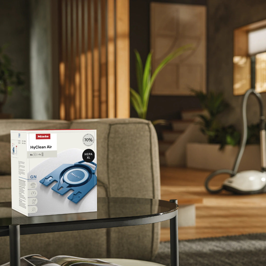 Miele GN Allergy XL HyClean Air (8 GN Bags, HA50 HEPA Filter)