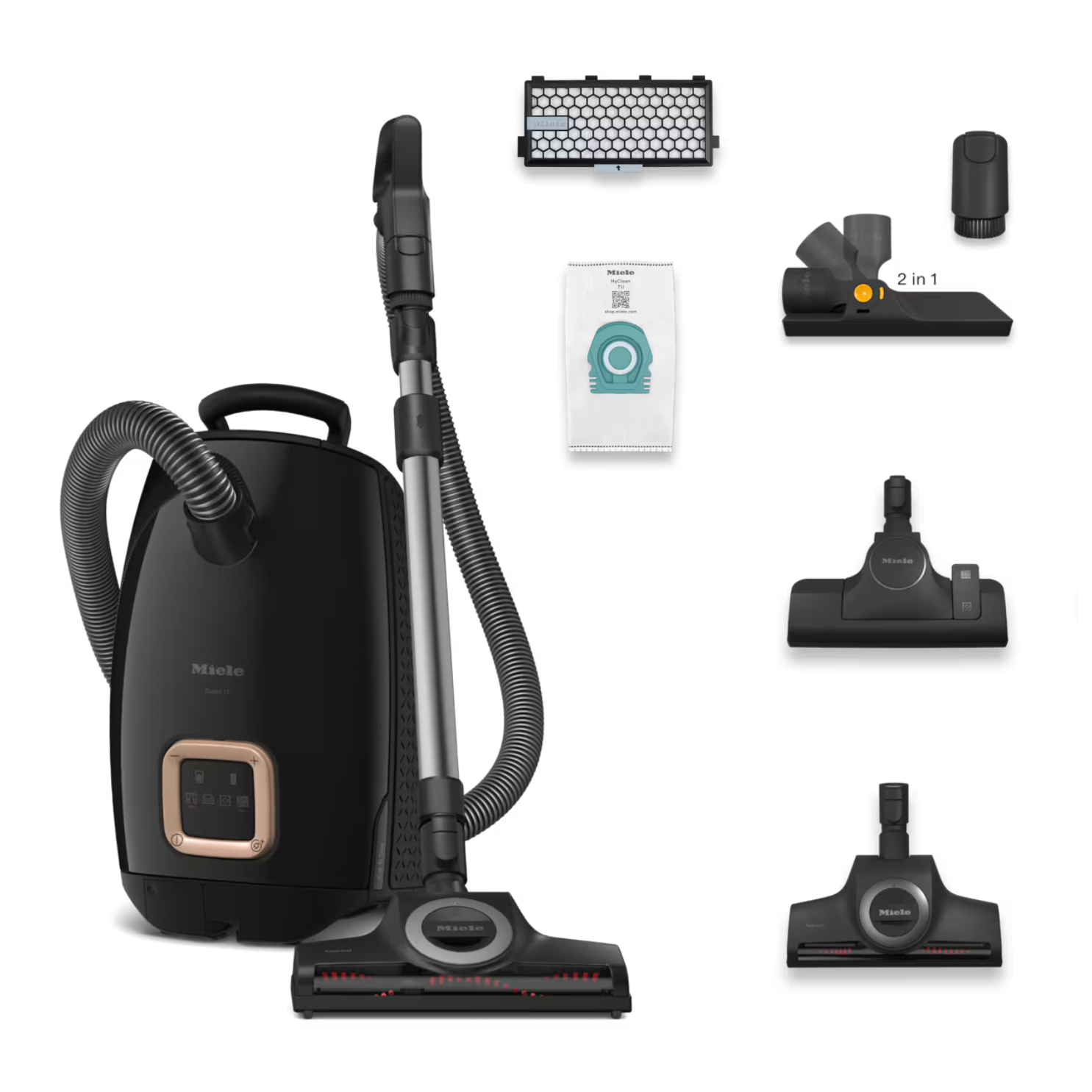 Miele Guard L1 Cat & Dog, Obsidian Black - Canister Vacuum