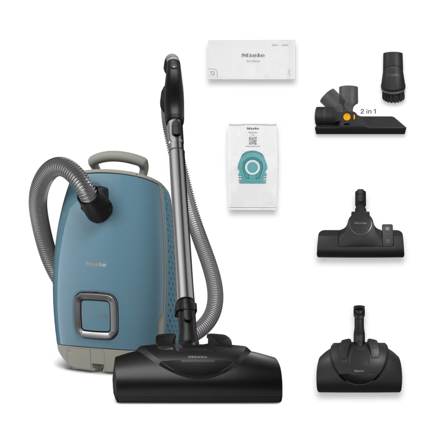 Miele Guard L1 Electro, Nordic Blue - Canister Vacuum