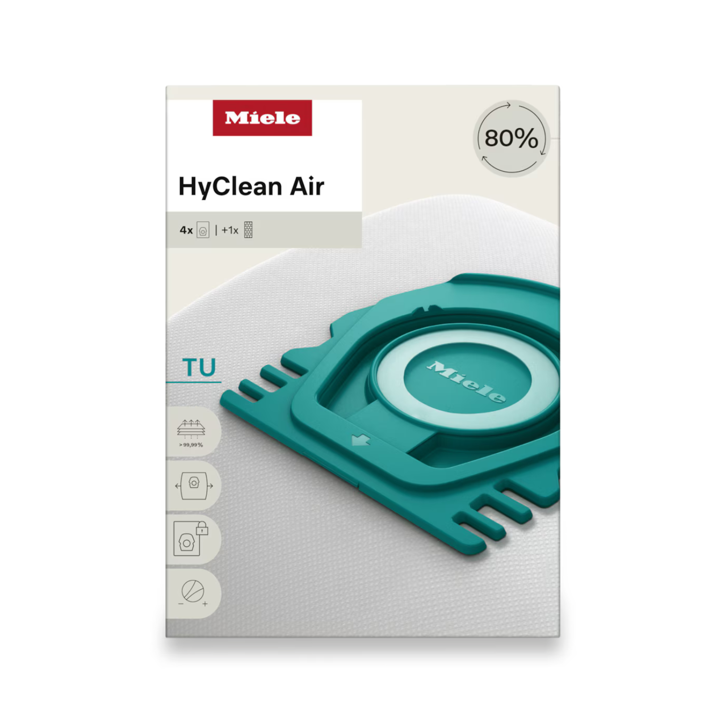 Miele HyClean-TU HyClean Vacuum Bags (4 Pack)
