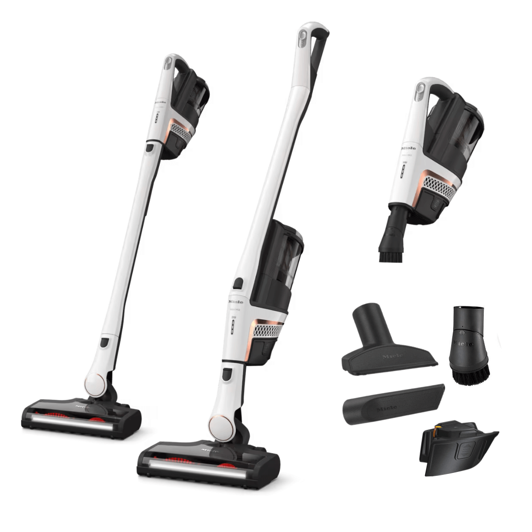 Miele TriFlex HX2 Flash, Lotus White - Stick, Cordless Vacuum