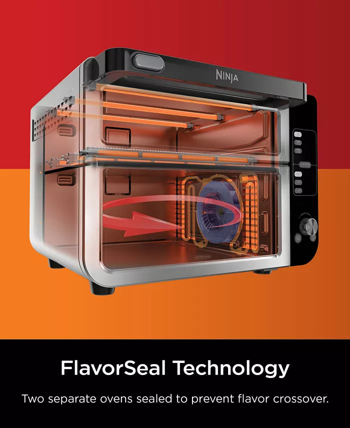 Ninja 12-in-1 Double Oven with FlexDoor