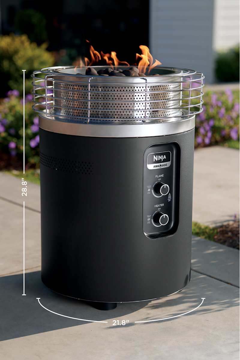 Ninja Fireside360™ Outdoor Heater & Fire Pit Stainless Steel OF101SL