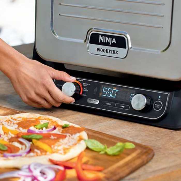 Ninja Woodfire 8-in-1 Outdoor Electric Oven with Pizza Peel