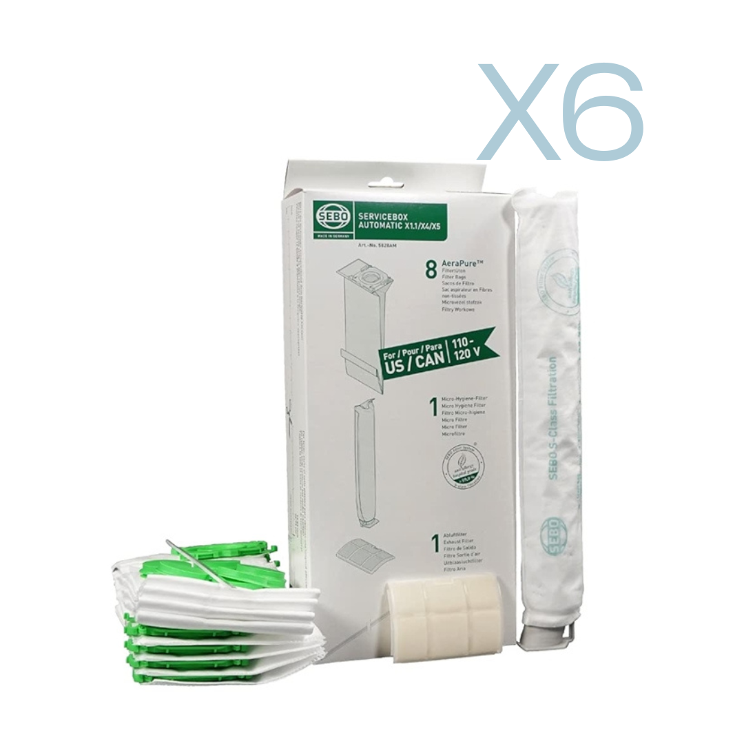 SEBO Service Box X5/X5, X1/X2 (6-Piece Carton)