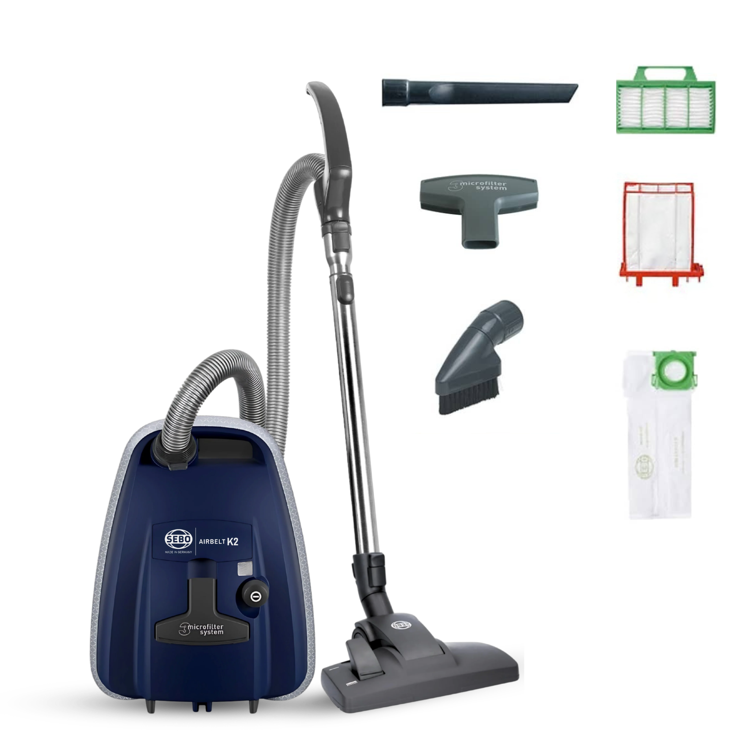 SEBO AirBelt K2 Kombi - Canister Vacuum