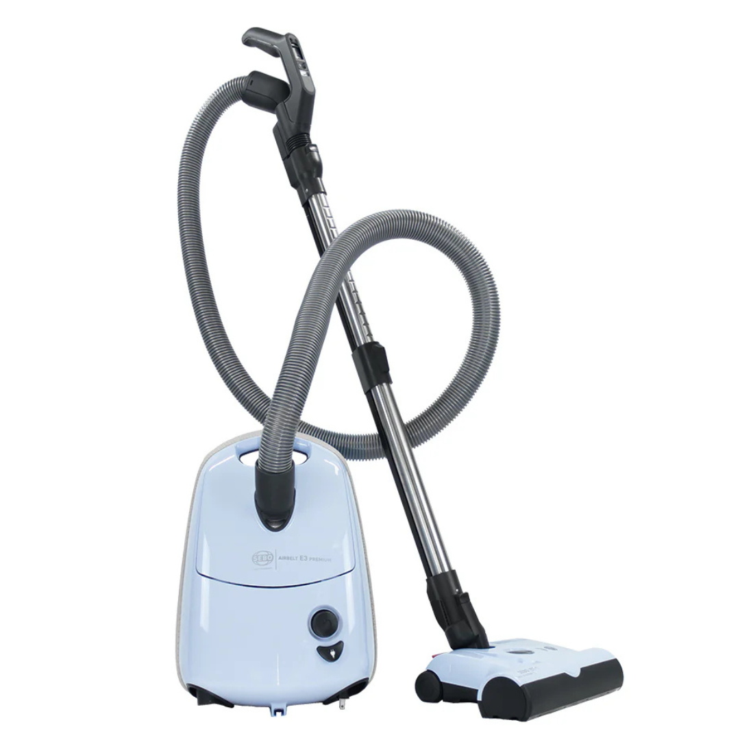SEBO AirBelt E3 Premium, Pastel Blue - Canister Vacuum