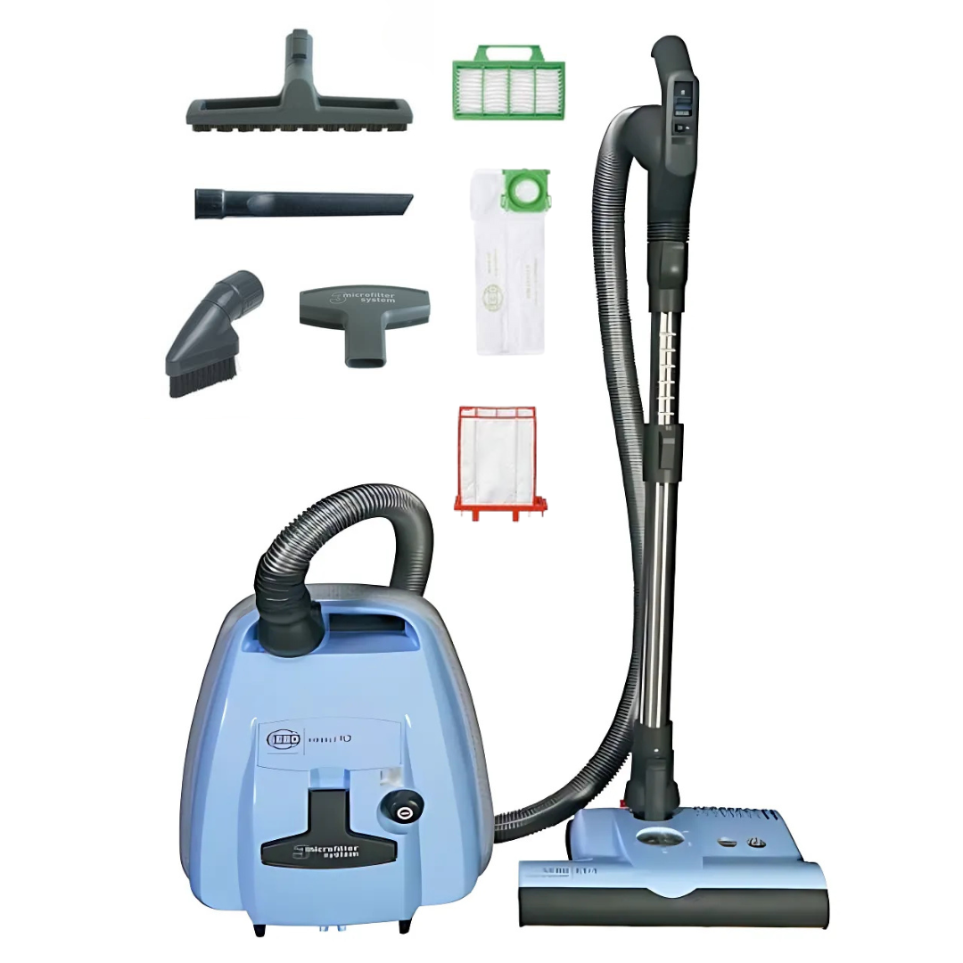 SEBO AirBelt K3 Premium, Pastel Blue - Canister Vacuum