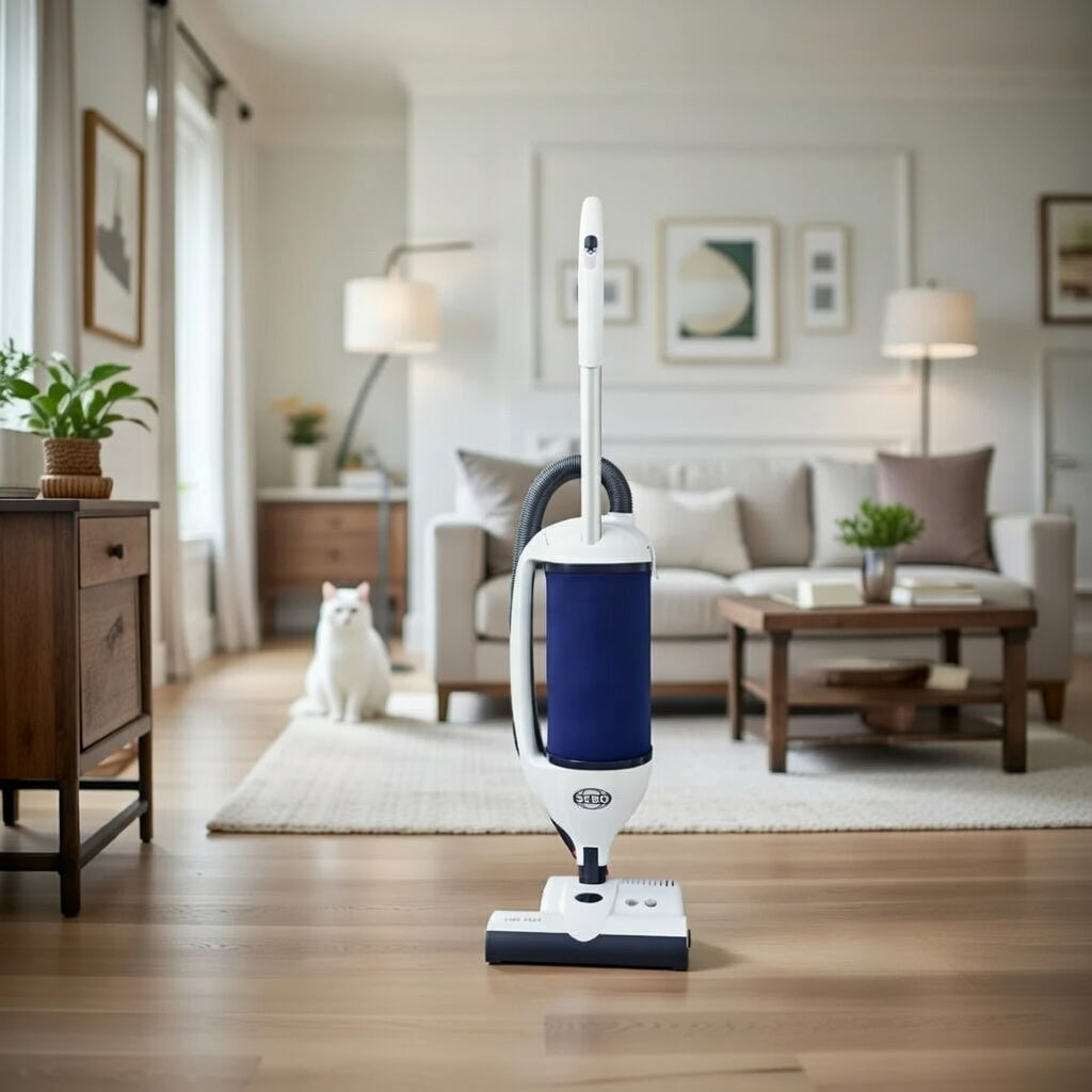 SEBO Dart, White - Upright Vacuum