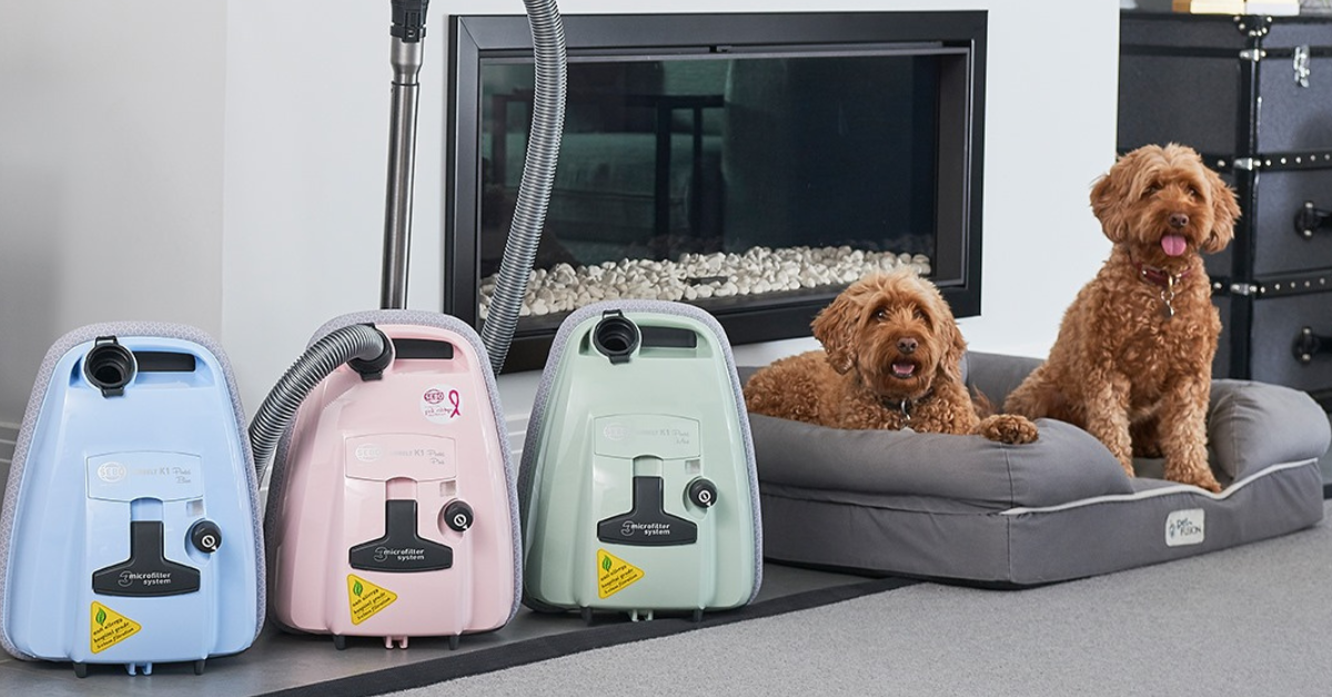 SEBO AirBelt K3 Premium, Pastel Blue - Canister Vacuum