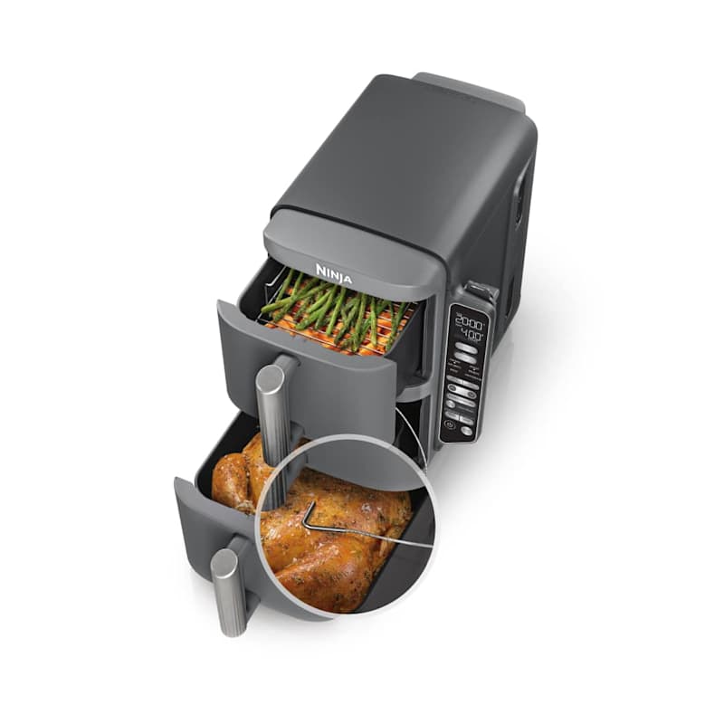 Ninja® DoubleStack™ 2 Basket 10 QT Air Fryer With Smart Thermometer