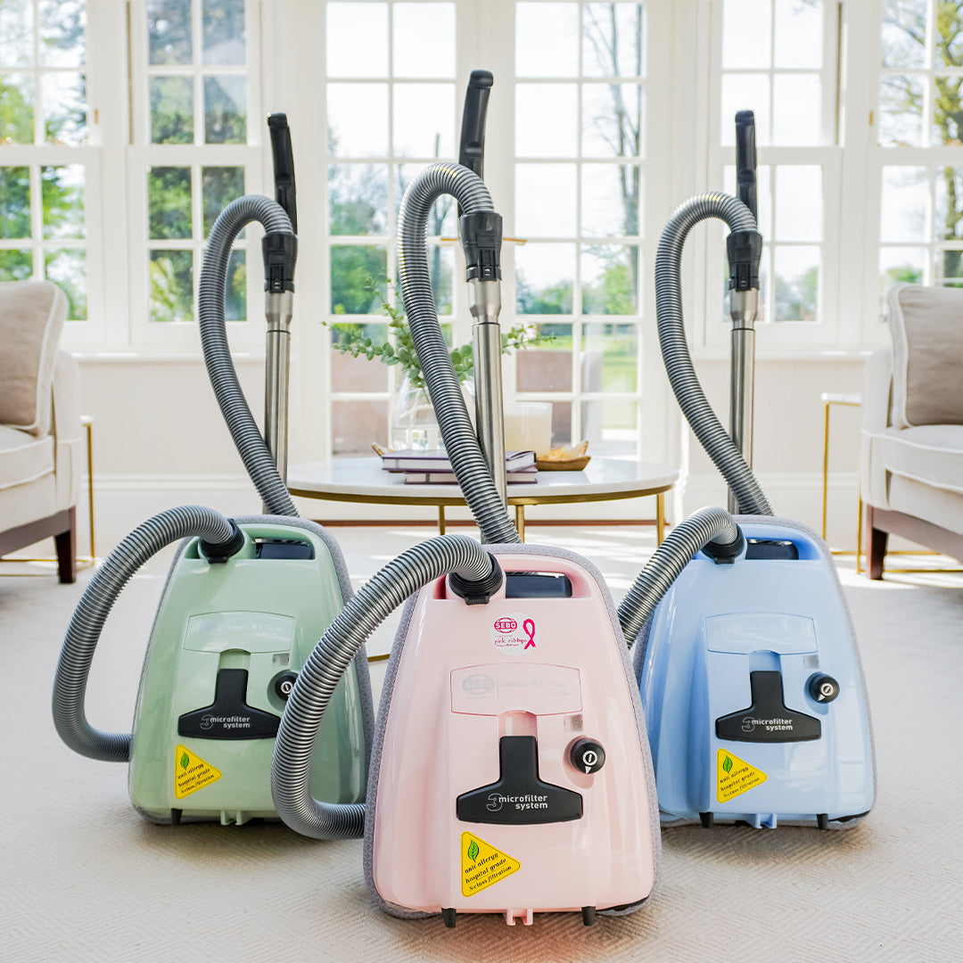 SEBO AirBelt K3 Premium, Pastel Blue - Canister Vacuum