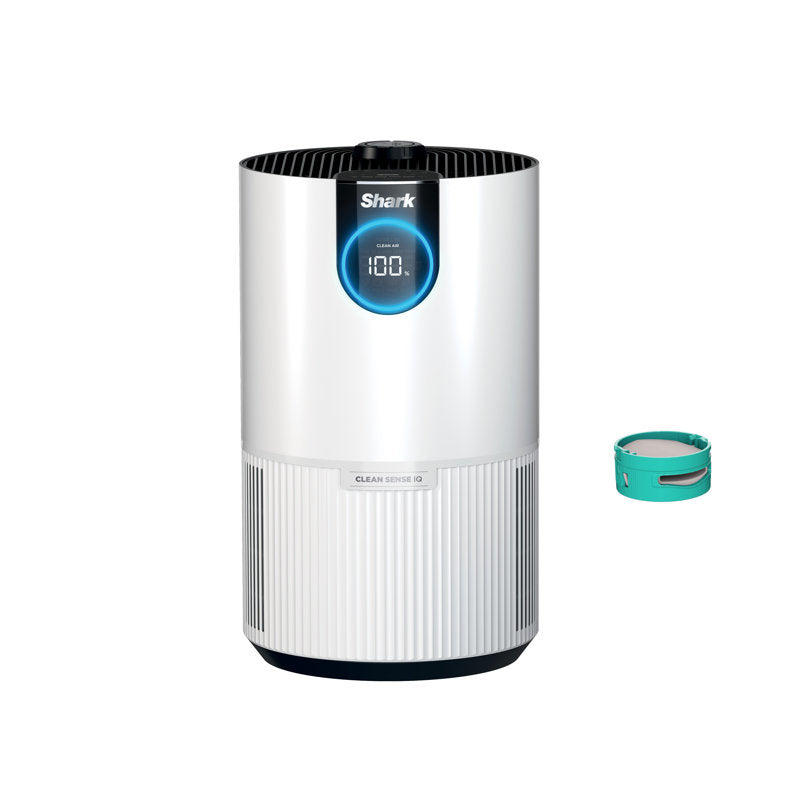 Shark HP132 Clean Sense Air Purifier with Odor Neutralizer Technology HEPA Filter 500 sq. ft. White