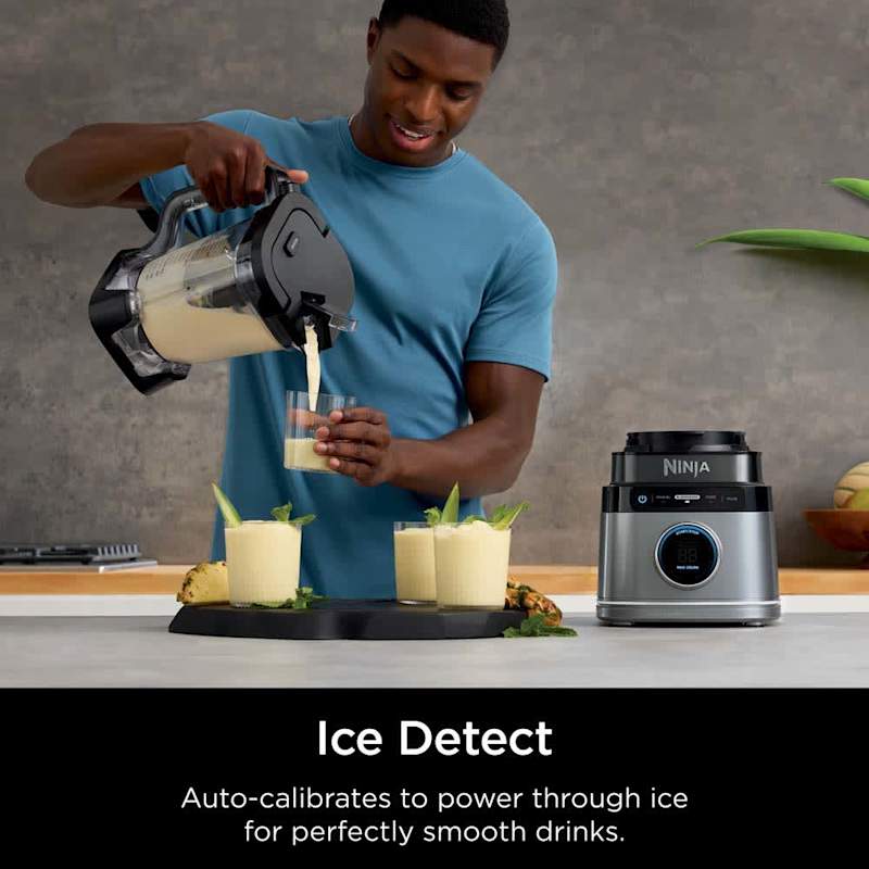 Ninja Detect™ Power Blender Pro with BlendSense™ Technology, 1800-Peak-Watts, Dishwasher Safe, Black