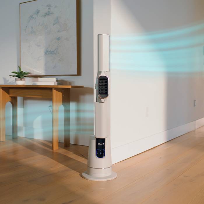 Shark® TurboBlade™ Cool + Heat Bladeless Tower Fan & Heater for Customizable Year-Round Indoor Use, Charcoal