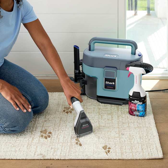 Shark® EveryMess™ Corded Portable Wet & Dry Vac and Stain Remover, Light Blue