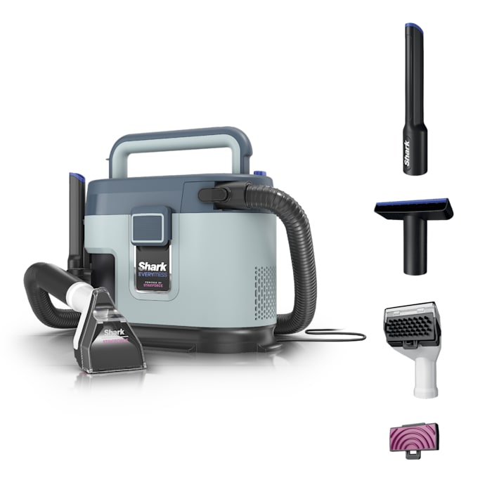 Shark® EveryMess™ Corded Portable Wet & Dry Vac and Stain Remover, Light Blue
