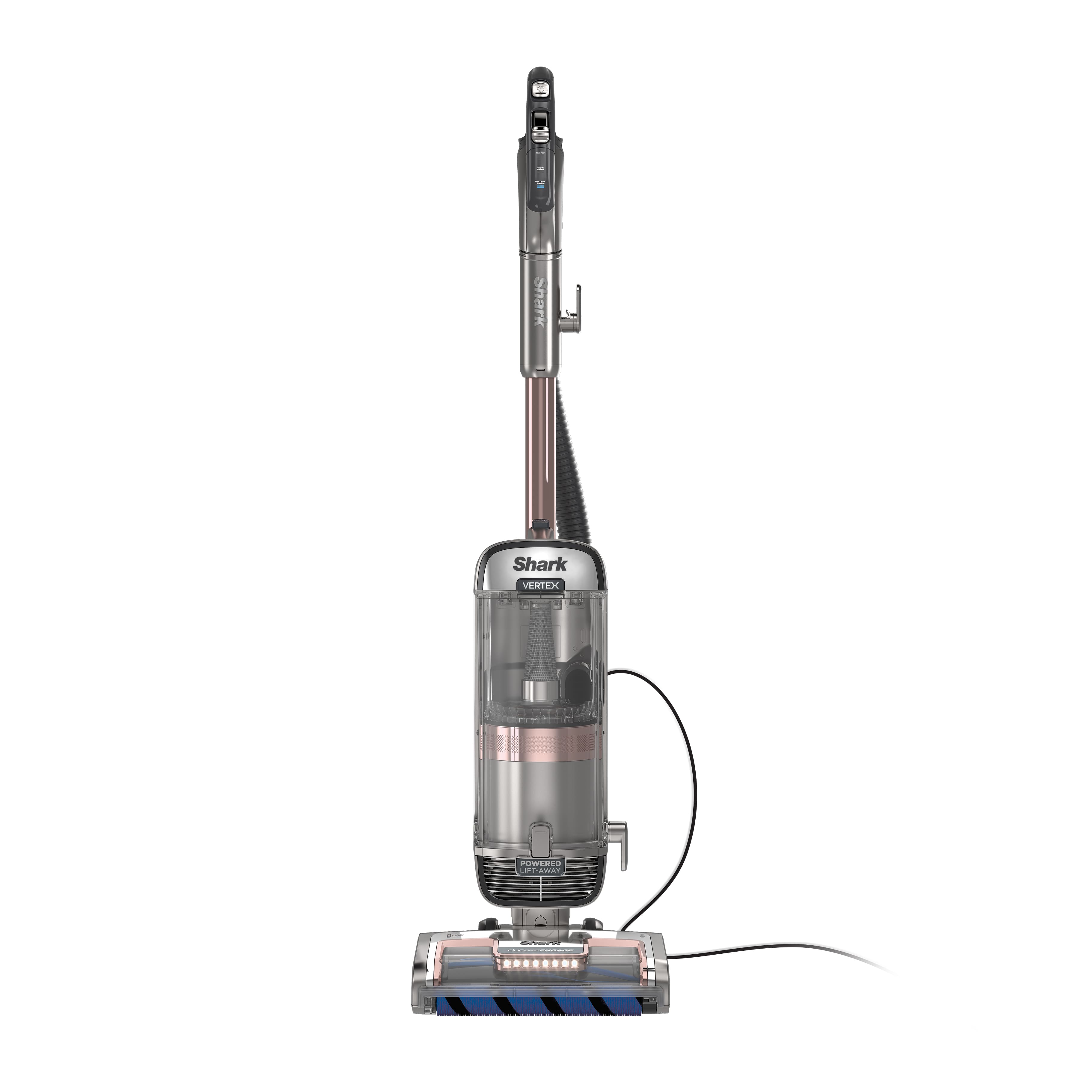 Shark Vertex DuoClean PowerFin Upright Vacuum with Powered Lift-Away and Self-Cleaning Brushroll - Rose Gold