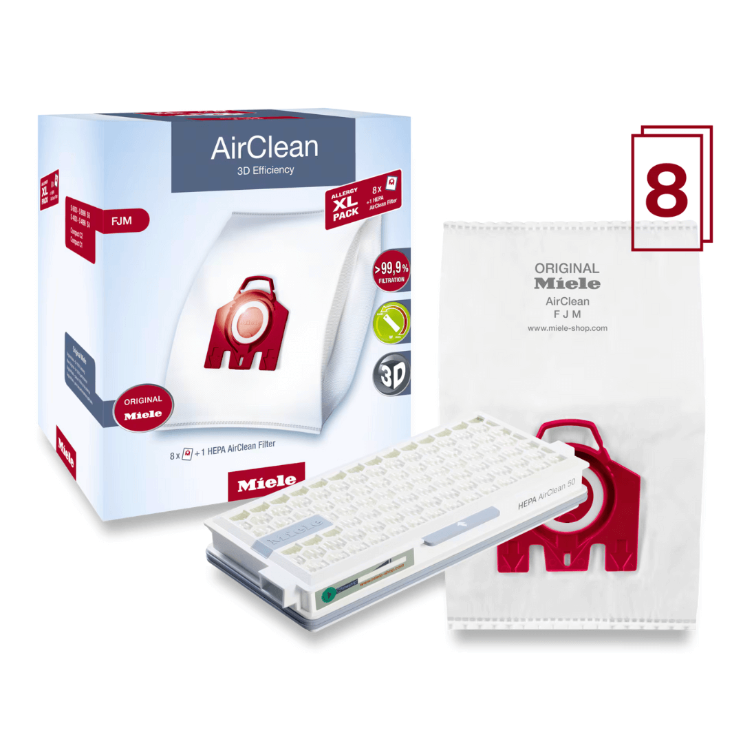 Miele XL Pack (8 FJM Bags, HA50) | BestVacuum.com